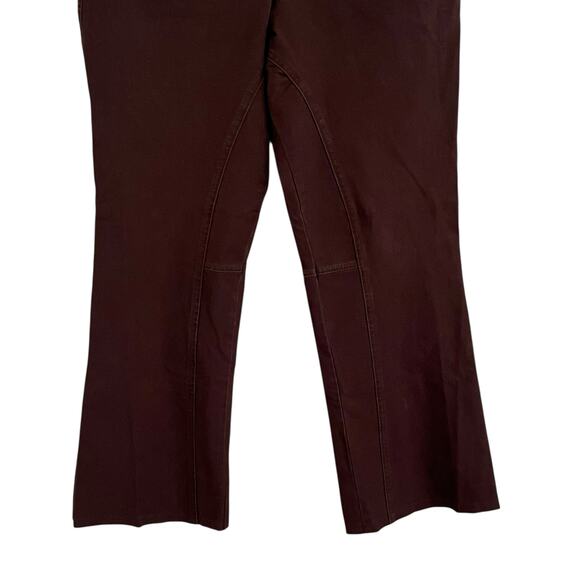 Escada Bootcut Pants Cotton Brown - Picture 3 of 8